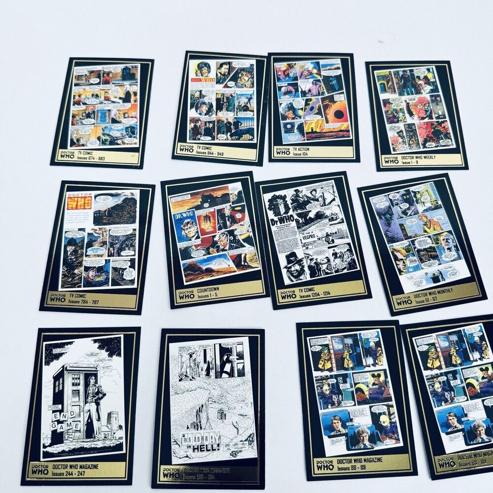 Doctor Who 'The Definitive Collection Series 2' Foil Stamped F1 -‎ F11 Lot